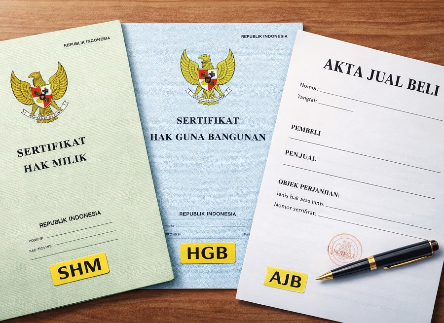 Panduan Legalitas Properti: Bedanya SHM, HGB, dan AJB